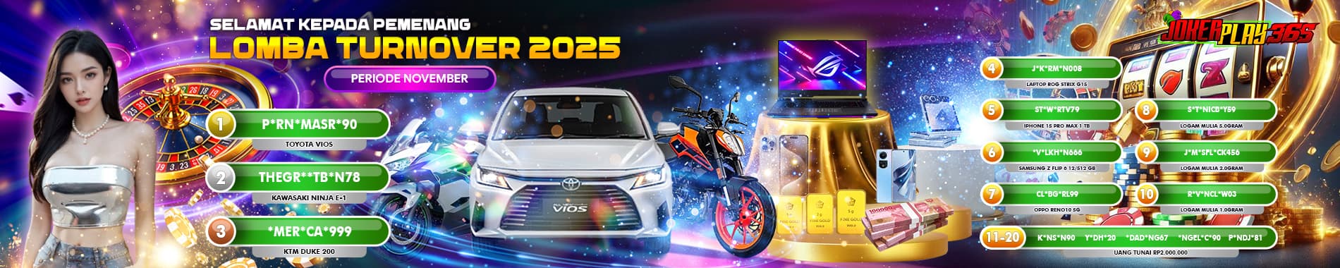 EVENT LOMBA TURNOVER